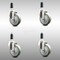 Service Caster 4 Inch 316SS Gray Polyurethane Swivel 1 Inch Expanding Stem Caster Set SCC SCC-SS316EX20S414-PPUB-1-4 - alternate 1